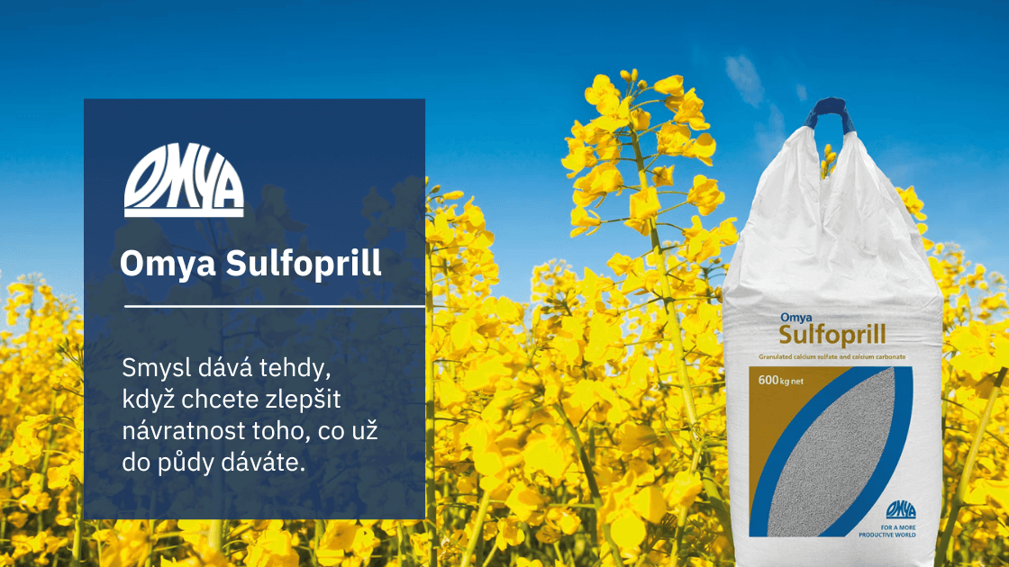 Omya sulfoprill - Four Leaves Agro doporučuje zlepšovat půdo v polích